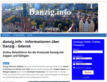 Tablet Screenshot of danzig.info